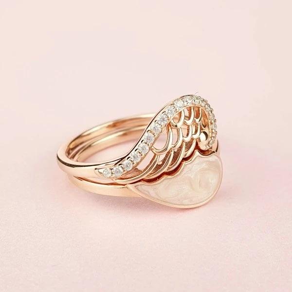 2 in 1 Angel Wing Ring - Image 3