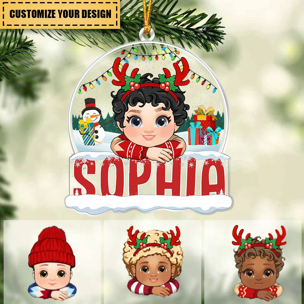 2023 Kids Custom Christmas Names - Personalized Acrylic Ornament - Image 2