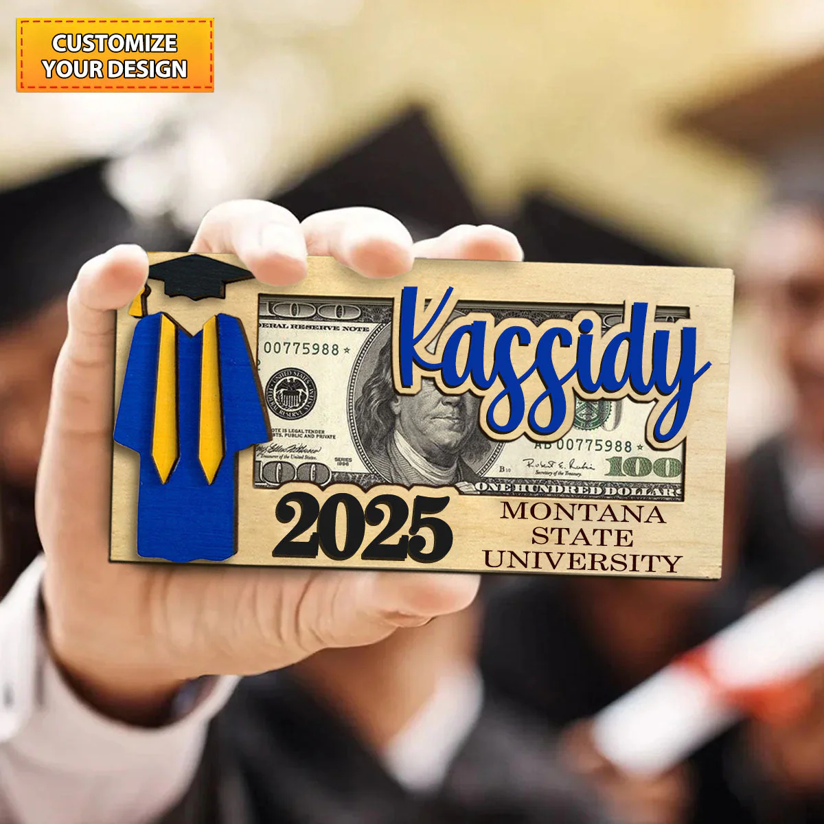 2025 Personalized Graduation Money Holder-Graduation Gift For Graduates - Image 2