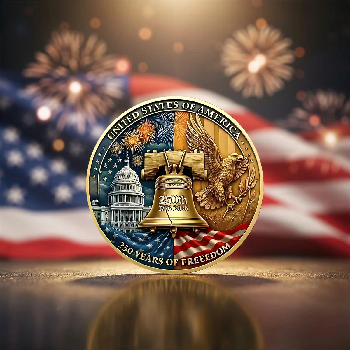 250TH Anniversary U.S.A. Commemorative Coin - Image 2