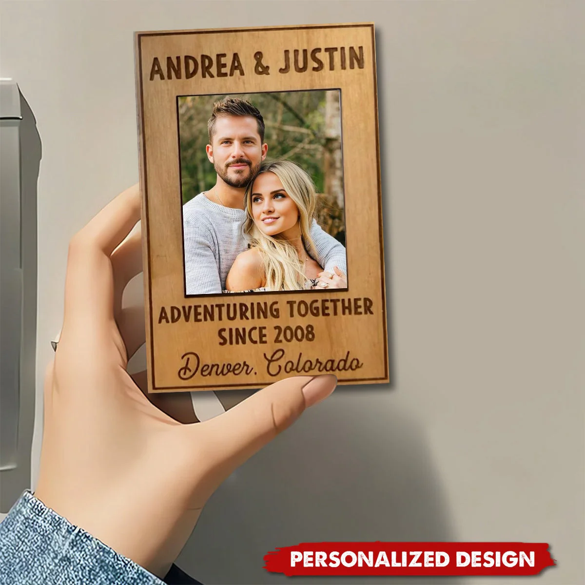 Adventure Together With You-Personalized Travel Fridge Magnet - Image 2
