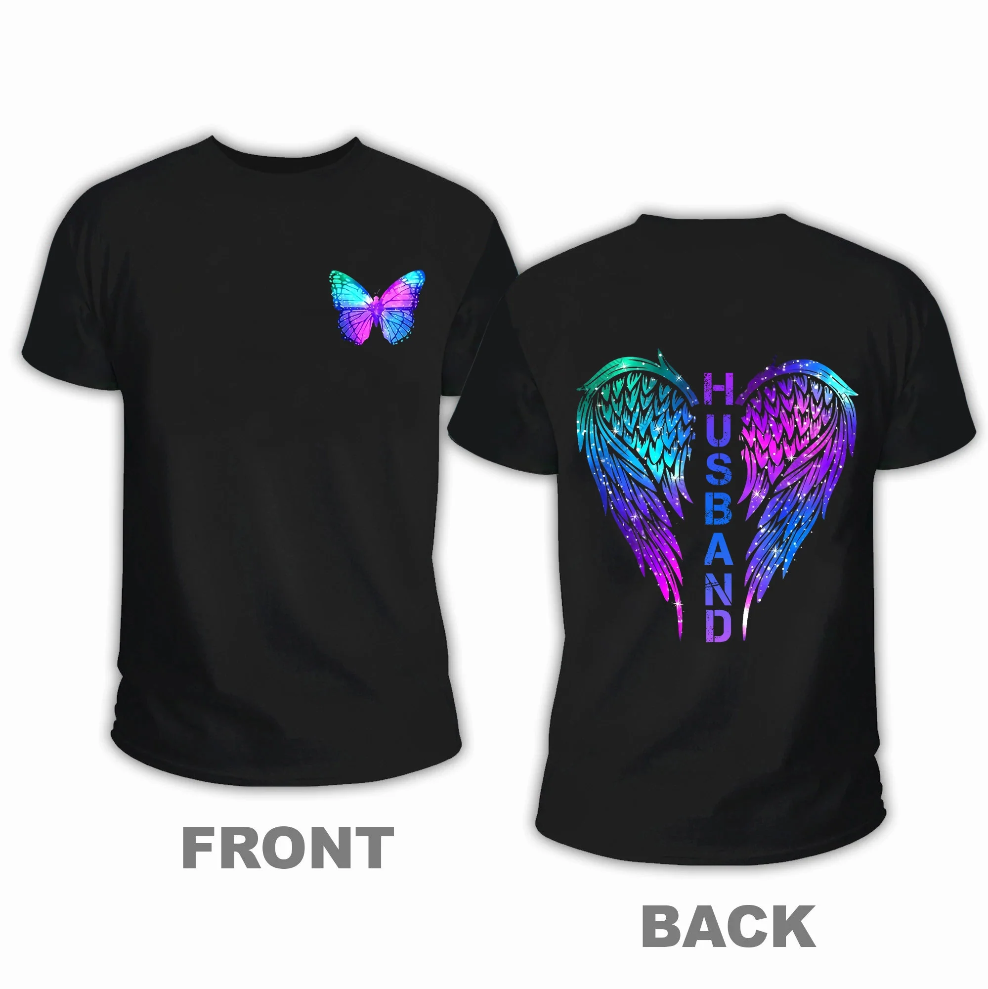 Angel Wings Butterfly Personalized T-shirt - Image 2