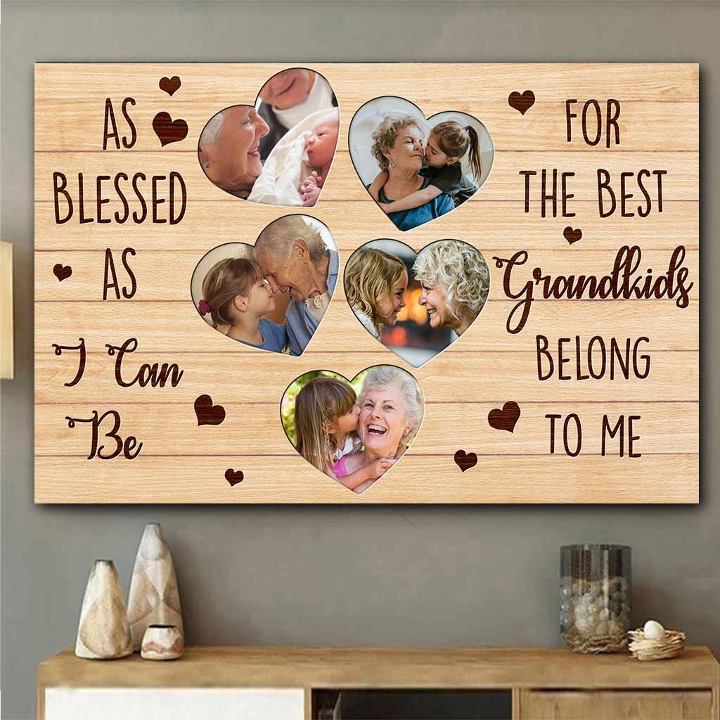 As Blessed As I Can Be - Personalized Grandma With Kids Poster - Image 2
