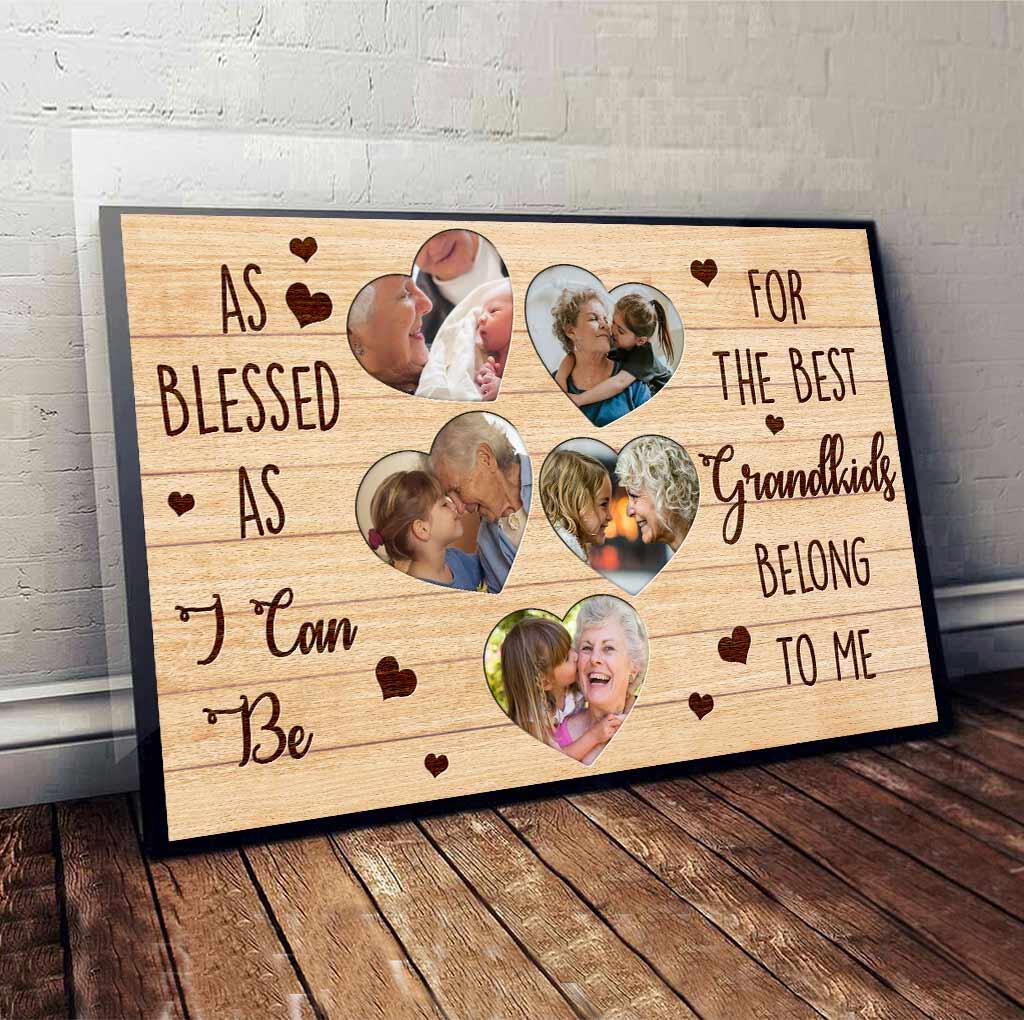 As Blessed As I Can Be - Personalized Grandma With Kids Poster - Image 3