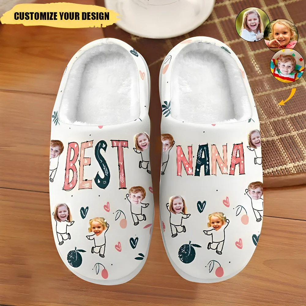 Best Grandma Nana Mom - Personalized Slippers - Image 2