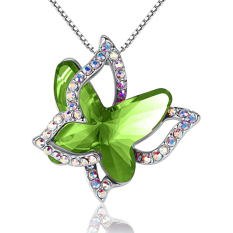 Butterfly Crystal Necklace - Image 10