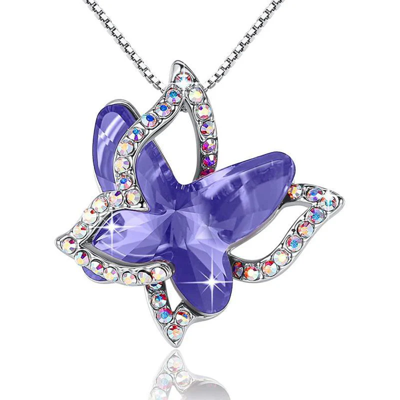 Butterfly Crystal Necklace - Image 11