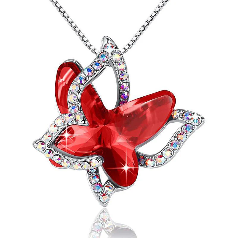 Butterfly Crystal Necklace - Image 13