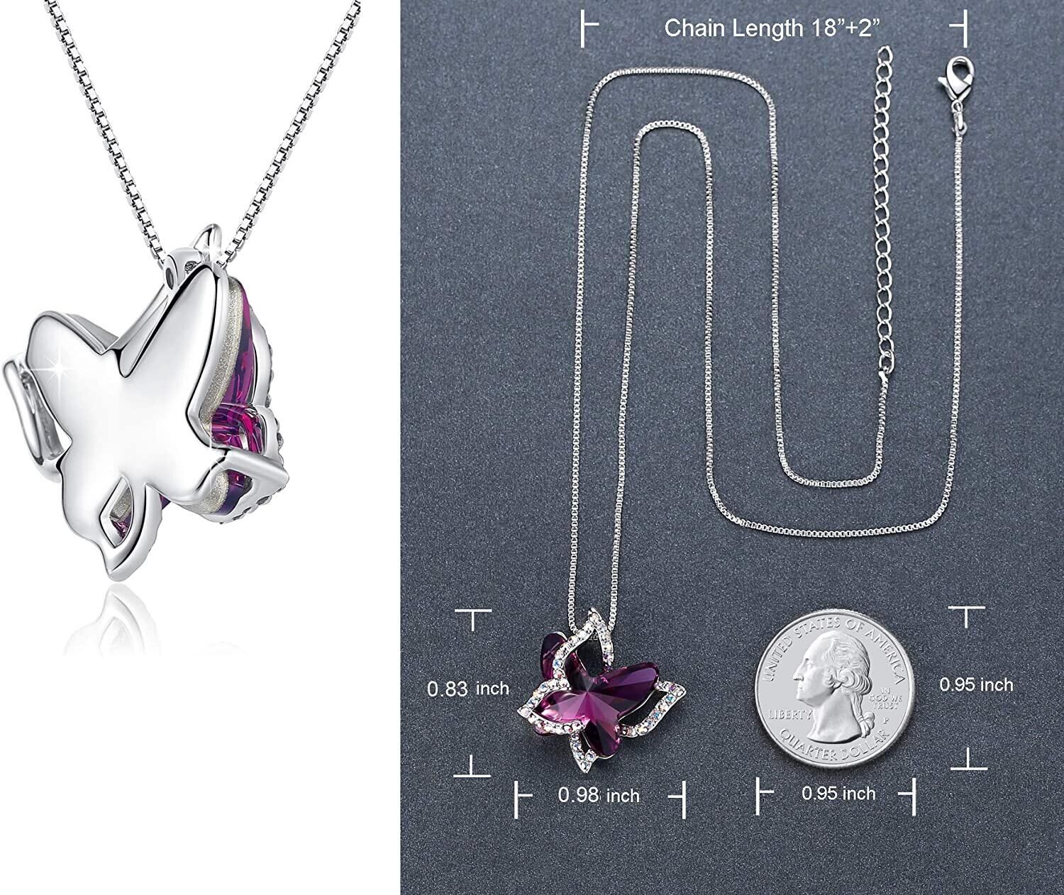 Butterfly Crystal Necklace - Image 14