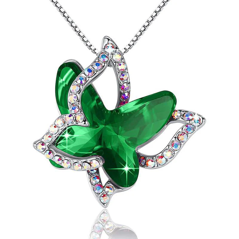 Butterfly Crystal Necklace - Image 5