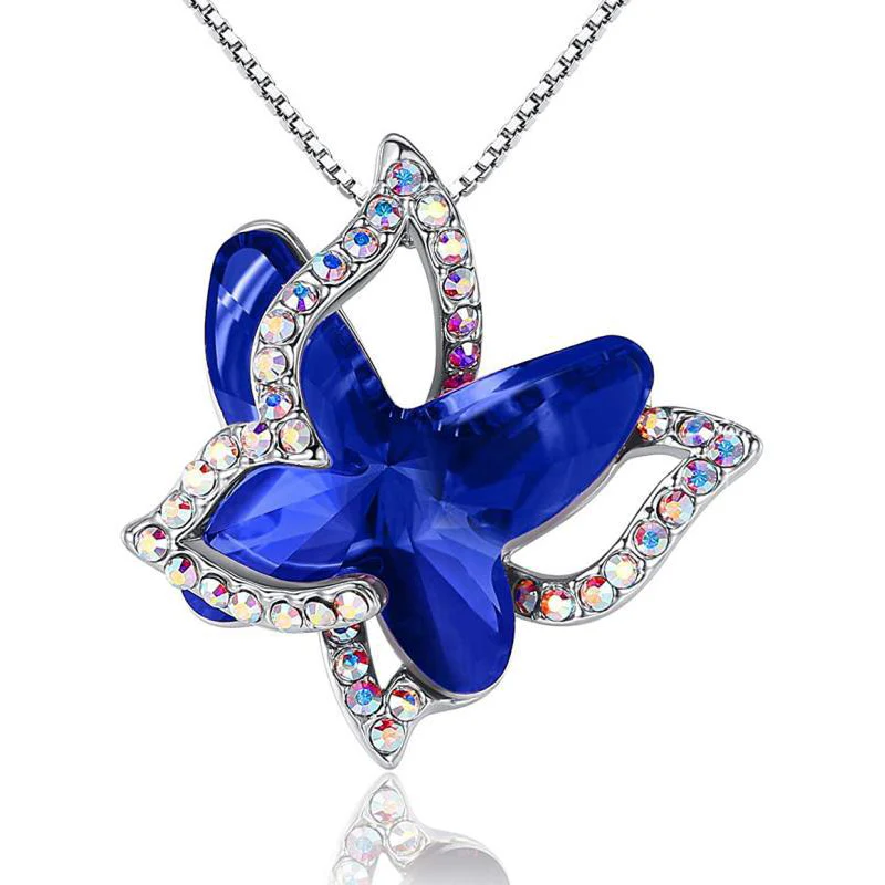 Butterfly Crystal Necklace - Image 8