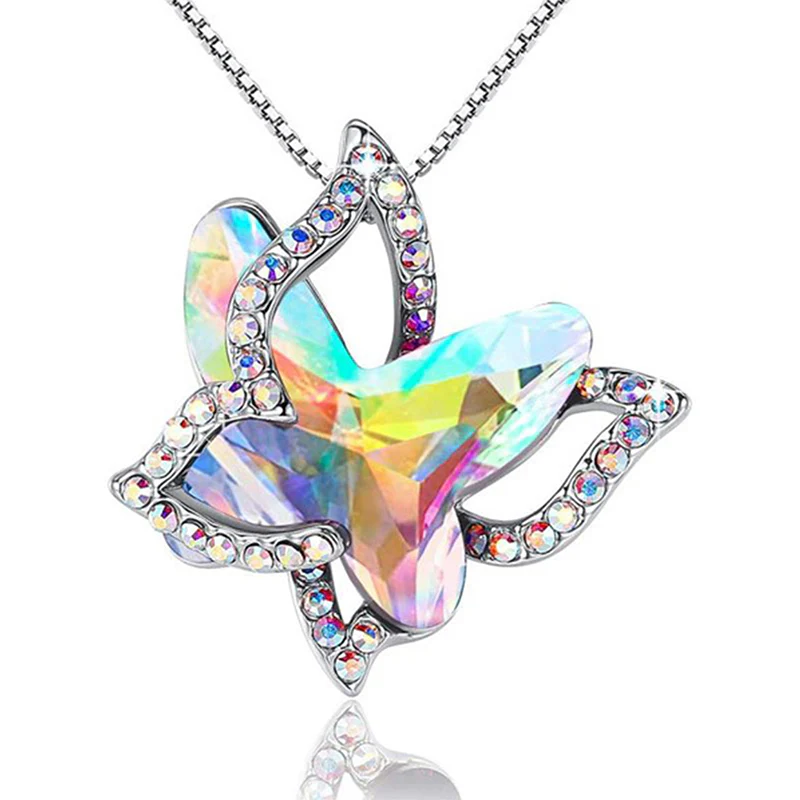 Butterfly Crystal Necklace - Image 9