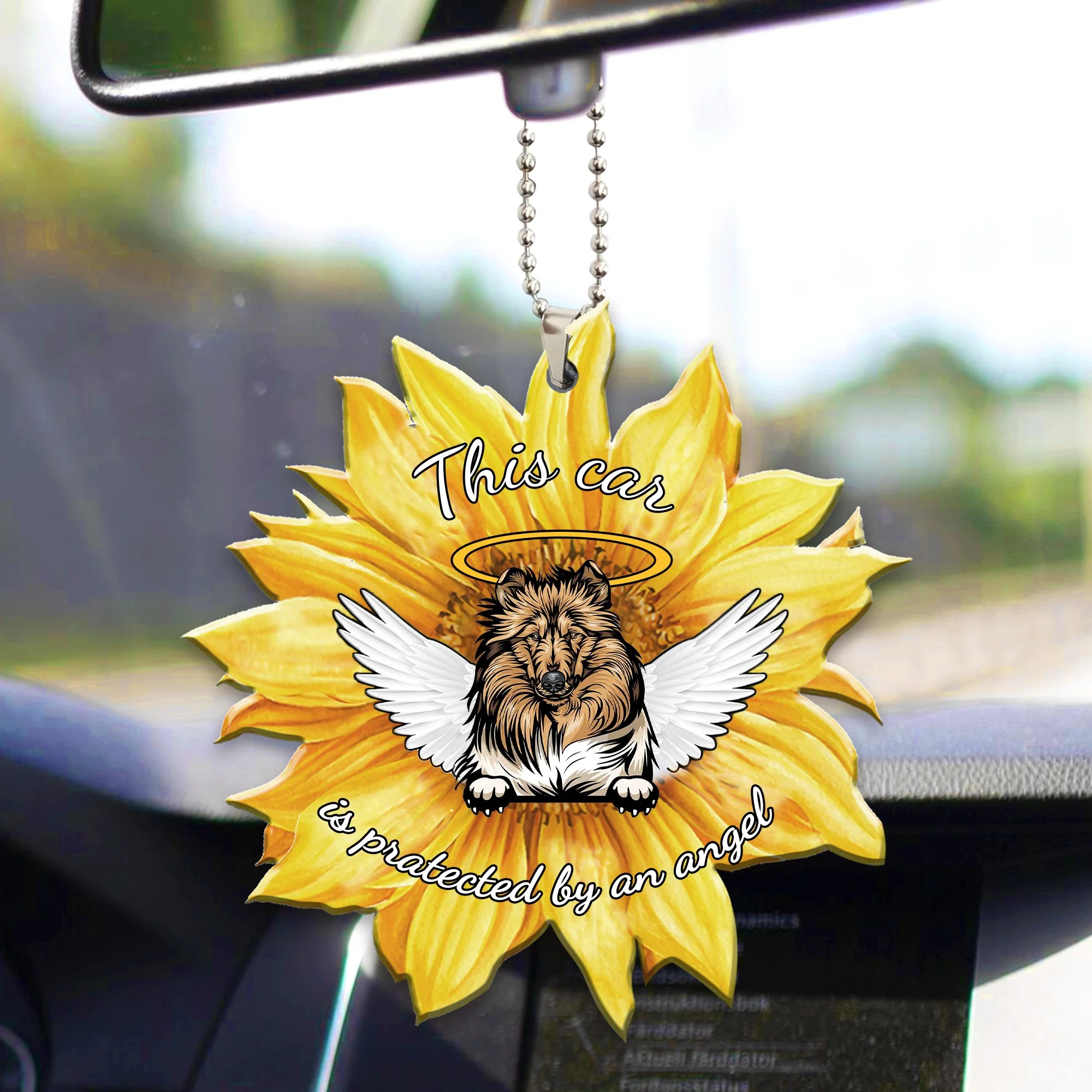 Collie Car ornament