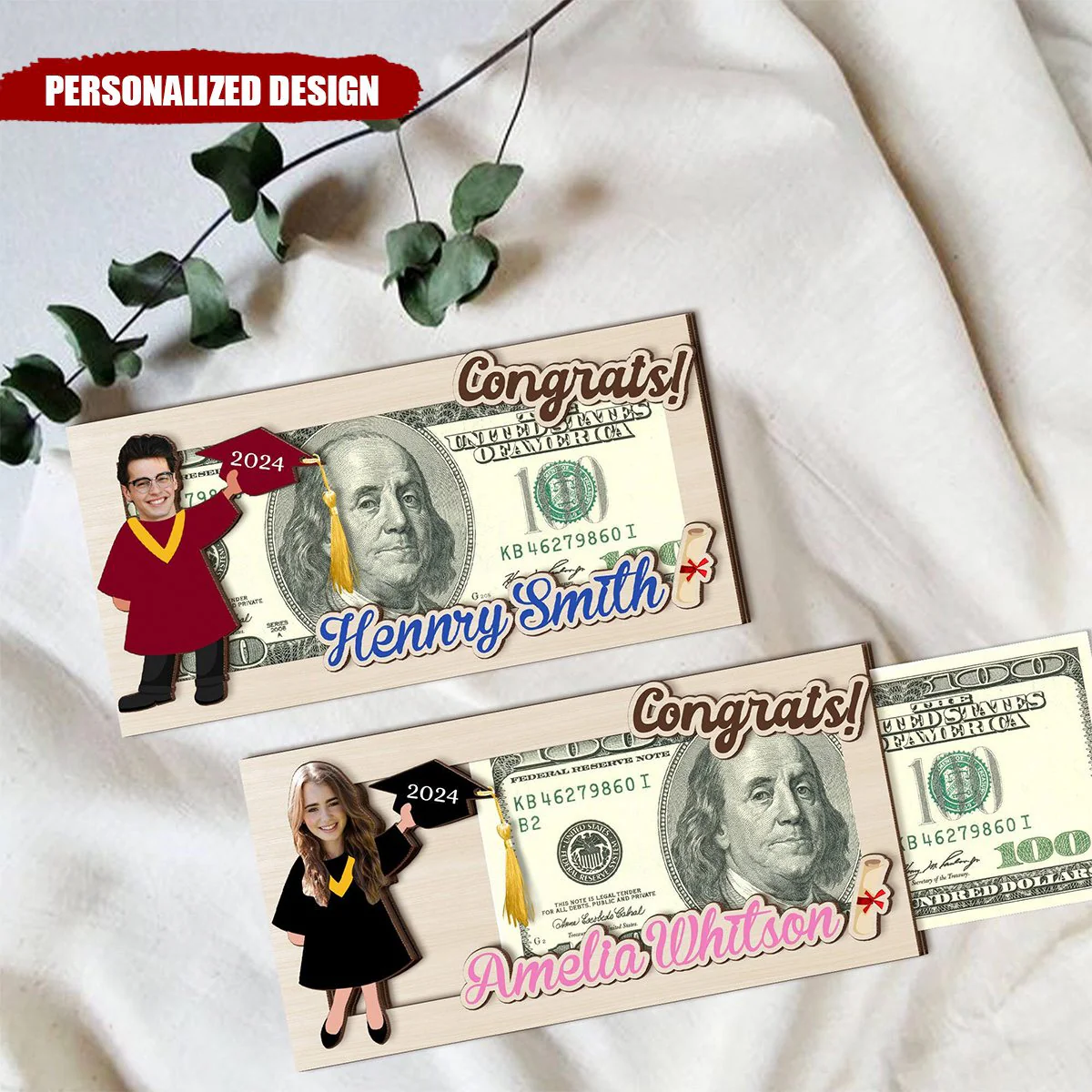 Congraulation On Your Graduation Personalized Money Holder - Image 2