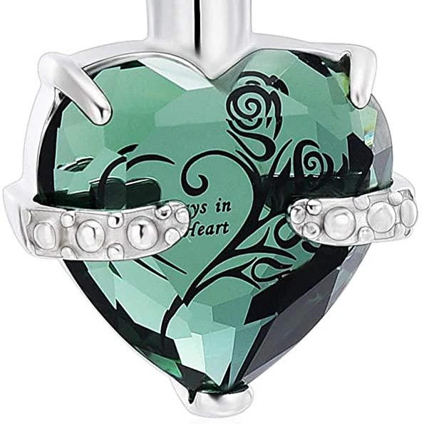 constantlife Crystal Heart Shape Cremation Jewelry Memorial Urn Necklace - Image 7