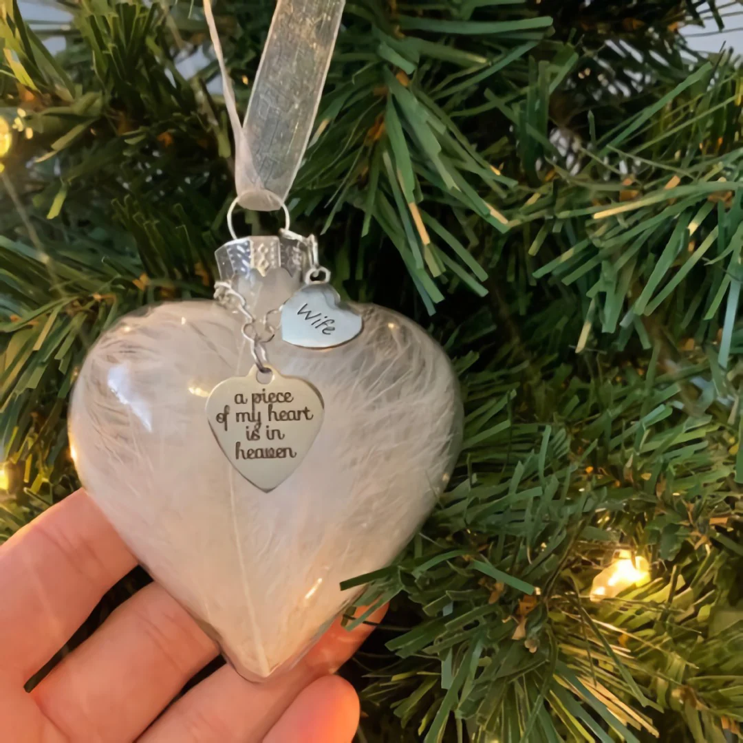 My Heart In Heaven Memorial Ornament - Image 2