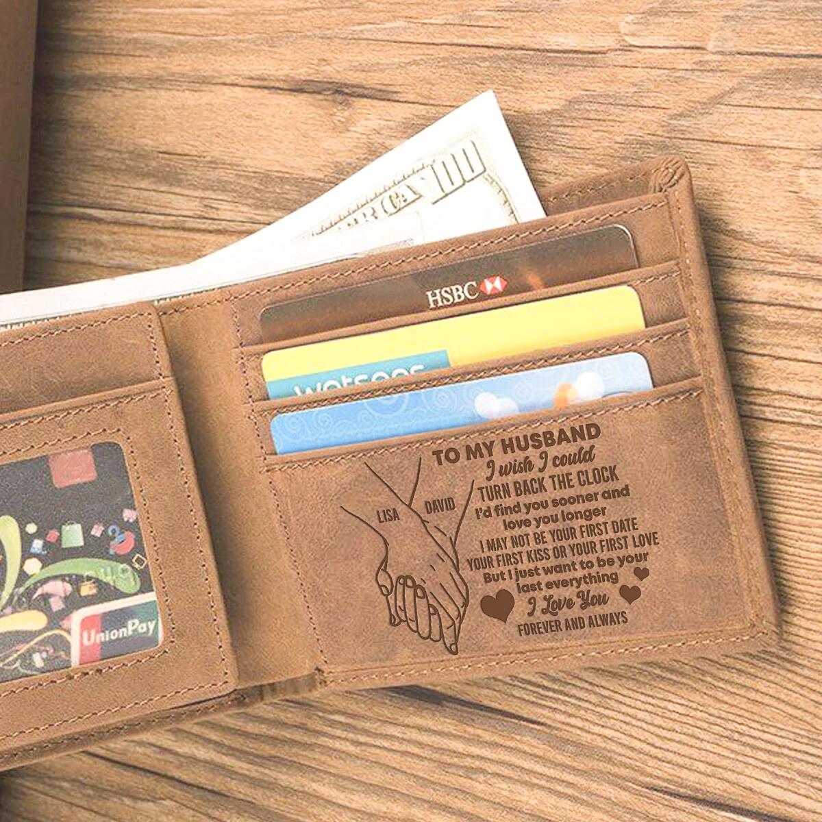 Couple I Just Want To Be Your Last Everything - Personalized Wallet - Image 3