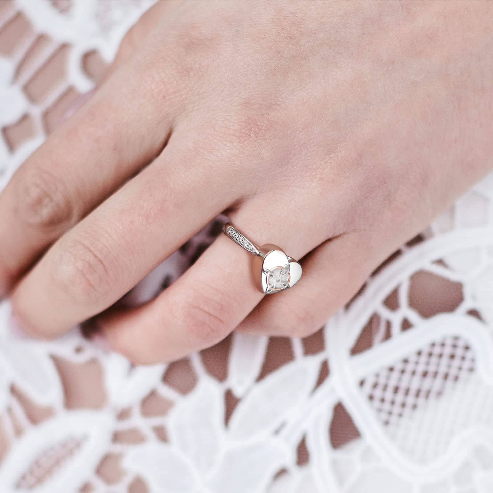 Cremation Jewelry Urns Ring for Ashes - Image 3