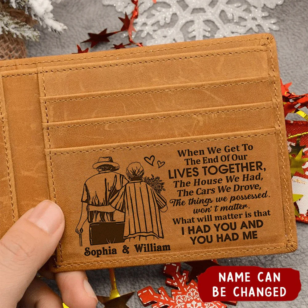 When We Get To The End Of Our Life Personalized Wallet - Image 2