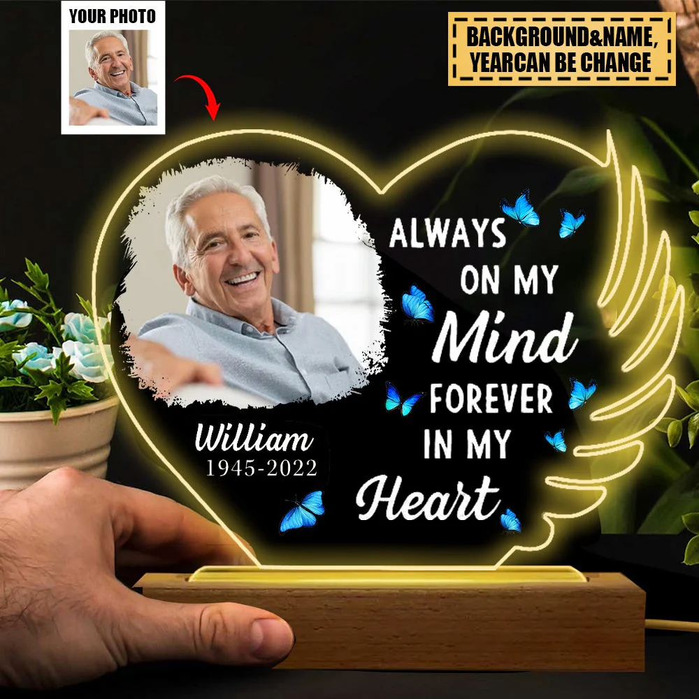 Custom Photo Your Wings Were Ready - Personalized 3D Led Light Lamp - Image 2