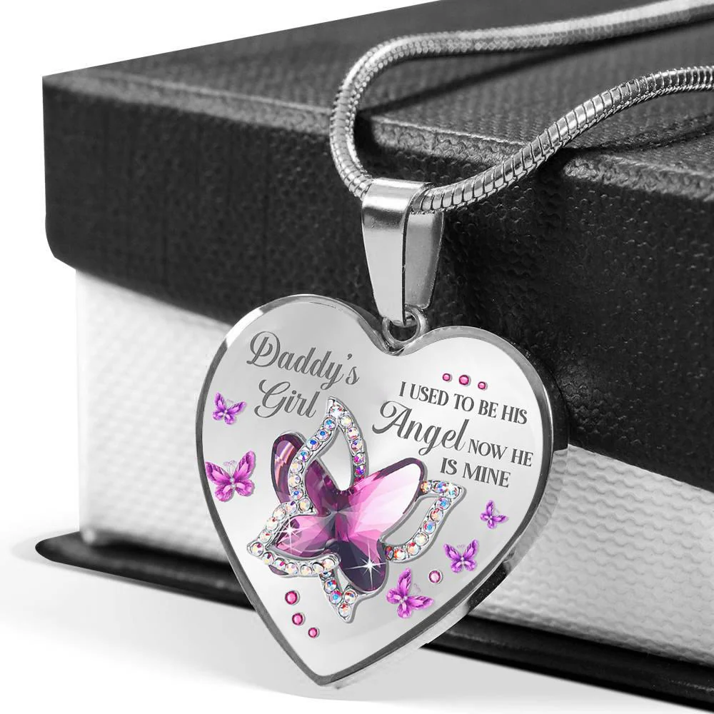 Daddy's Girl Heart Necklace - Image 3