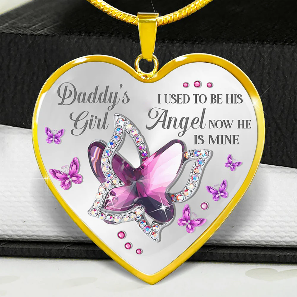 Daddy's Girl Heart Necklace - Image 2