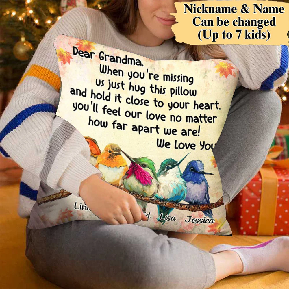 When you're missing us just hug this pillow Personalized Pillowcase - Image 3