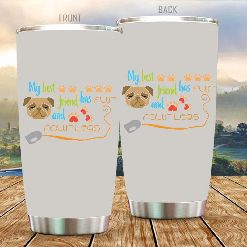 Dog Lovers Stainless Steel Tumbler-2 - Image 2