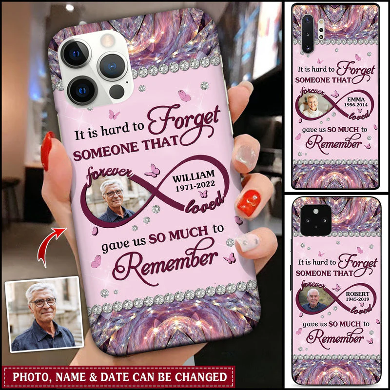 FOREVER LOVED Infinity Love Memorial Personalized Phone case