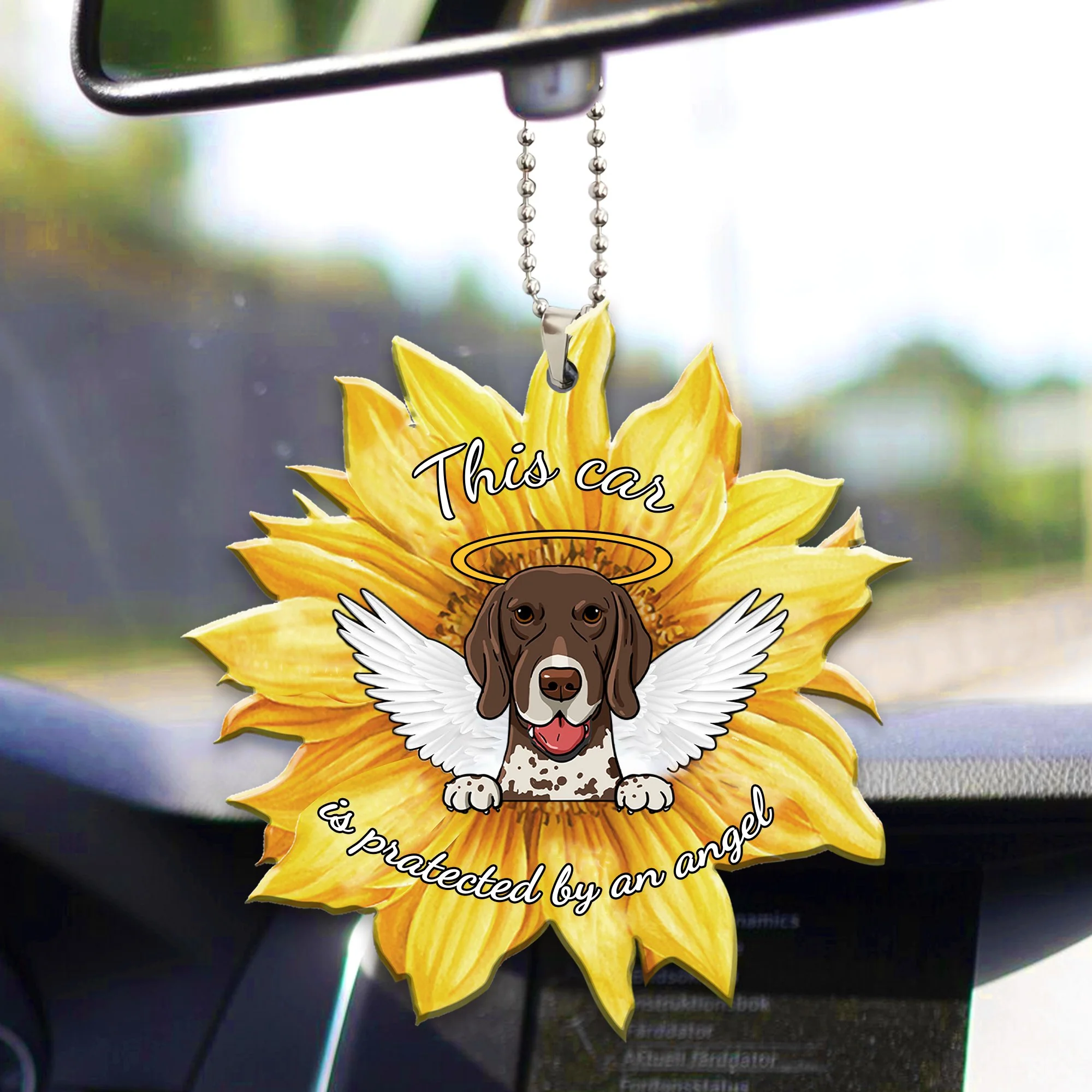 German Shorthaired Pointer Car ornament