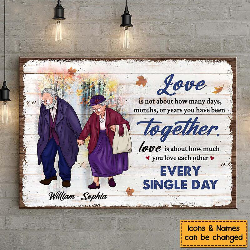 Gift For Couple Love Each Other Every Single Day Canvas - Image 3