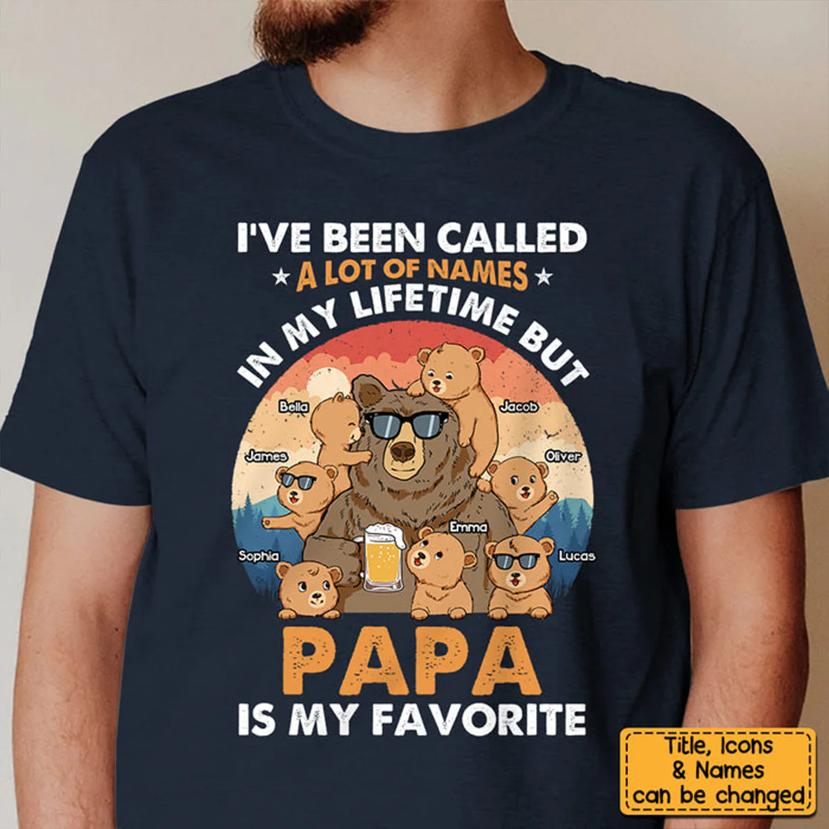 Gift For Dad Grandpa Bear I've Been Called Personalized Shirt - Image 4