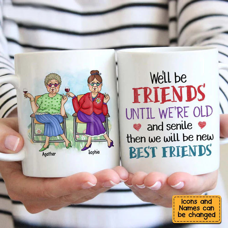 Gift For Old Friend Personalized Mug-Gift Idea - Image 2