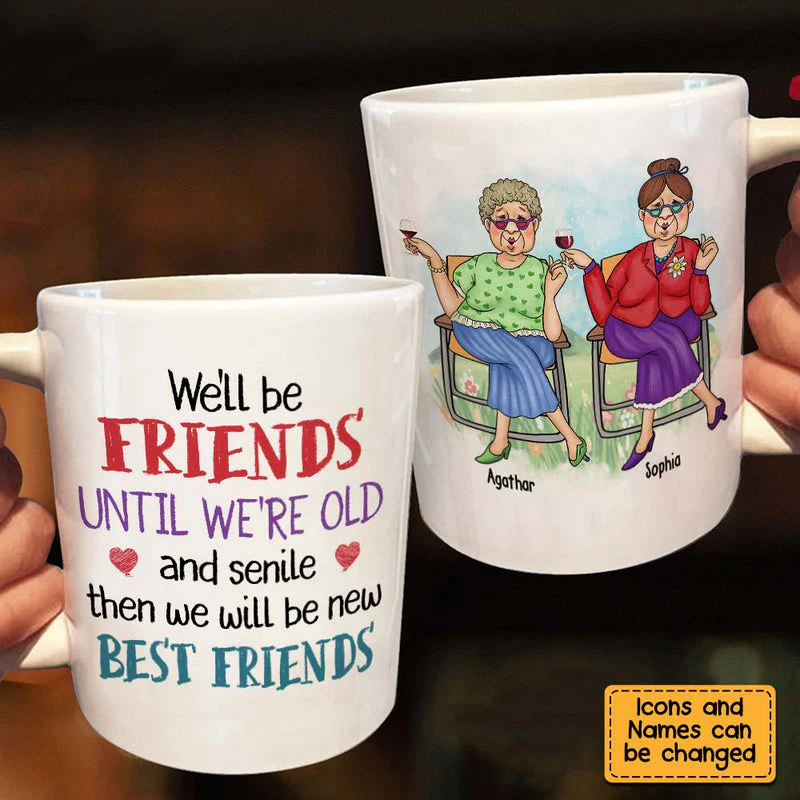 Gift For Old Friend Personalized Mug-Gift Idea - Image 3