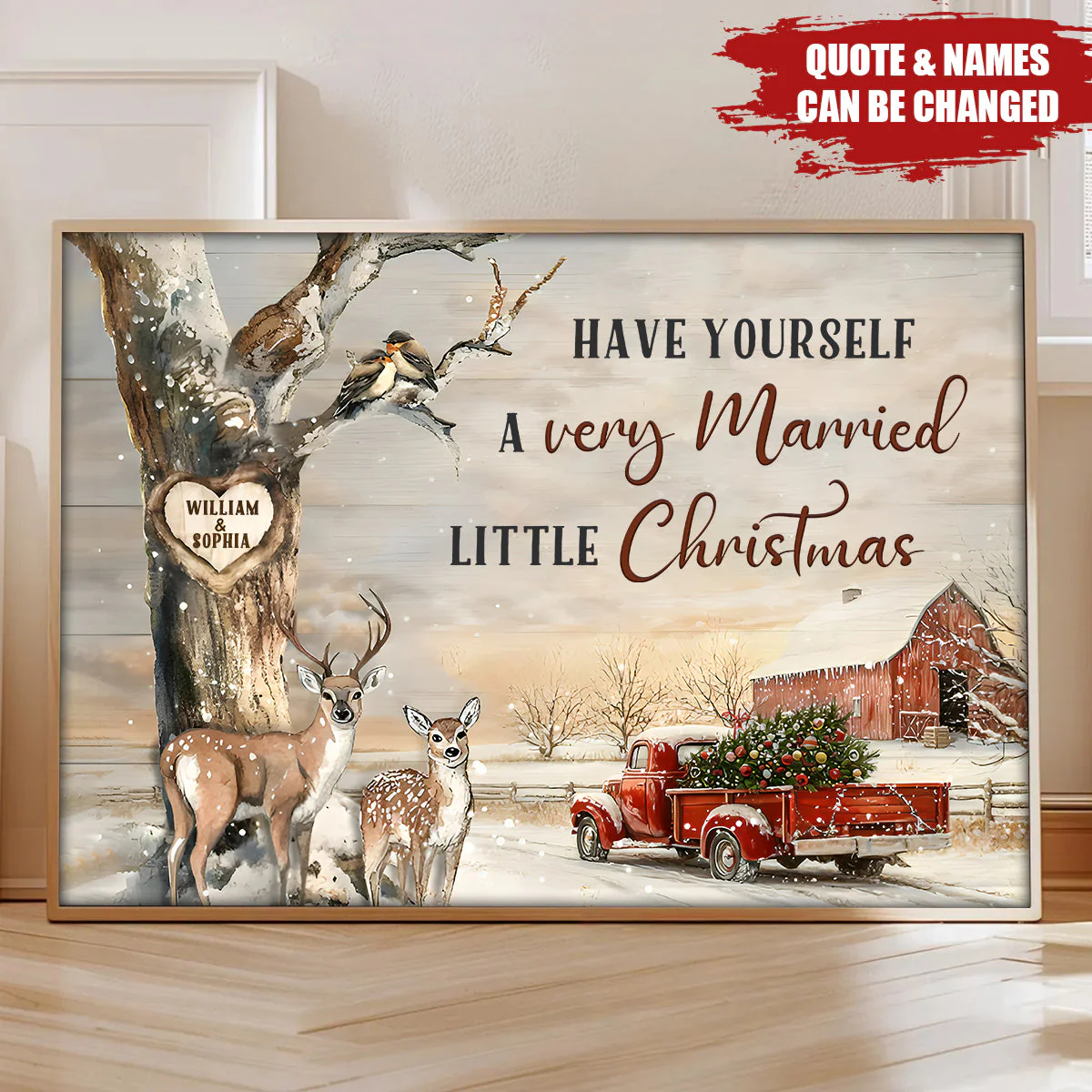 God Blessed The Broken Road – Gifts For Couple Personalized Poster - Image 2