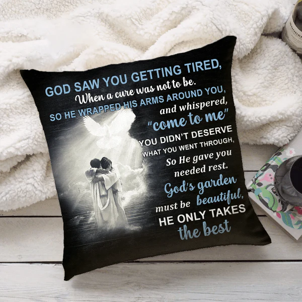 God Saw You Getting Tired Personalized Pillow Case - Image 2