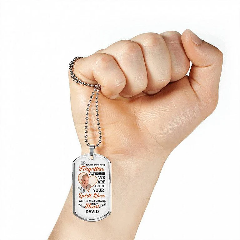Gone Yet Not Forgotten Personalized Necklace - Image 5