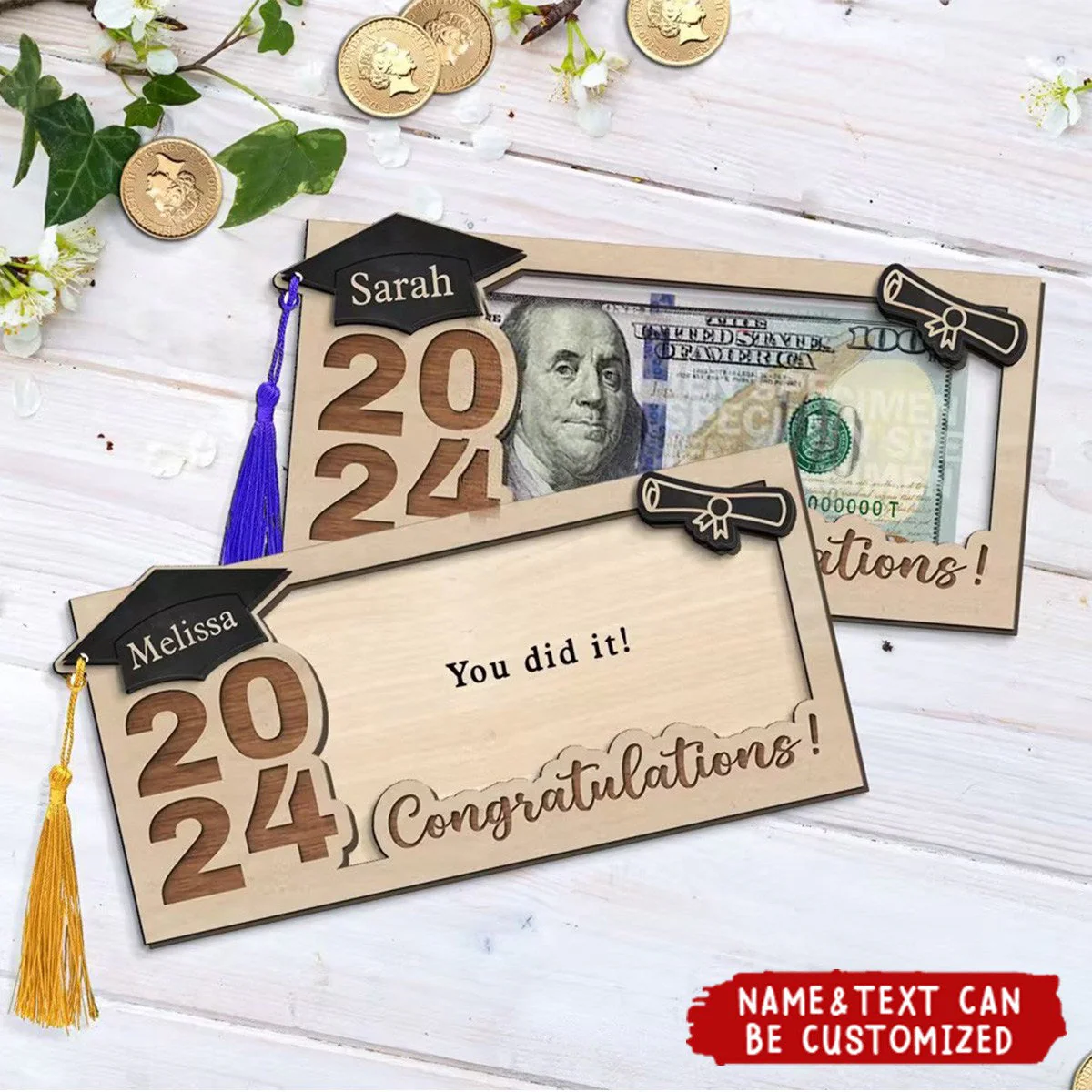 Graduation Money Holder Personalized 2024 Graduation Gift - Image 2