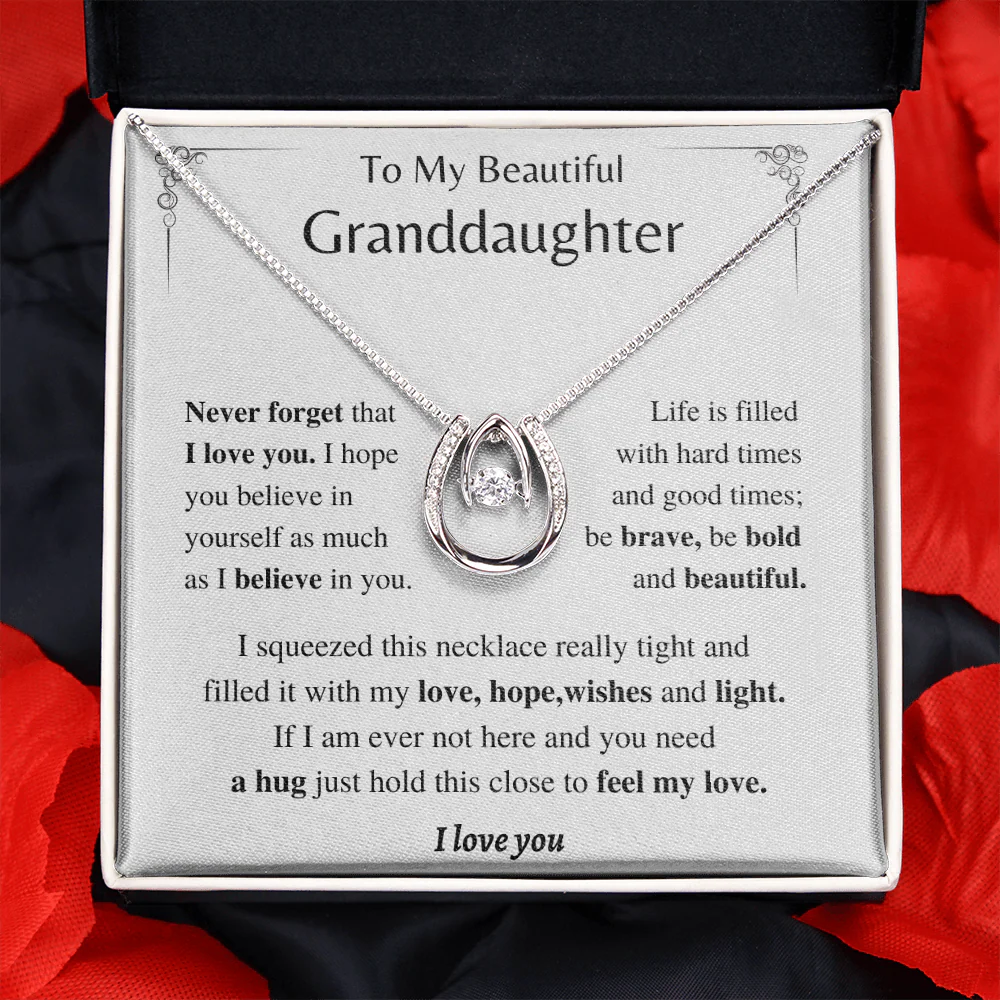 Be Bold and Beautiful - Horse Shoe Necklace-Granddaughter Gift - Image 5