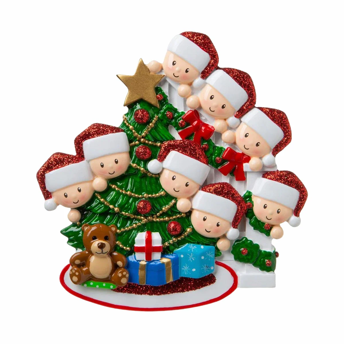 Happy Family Christmas Tree Name Customized Home Orament Gift - Image 10