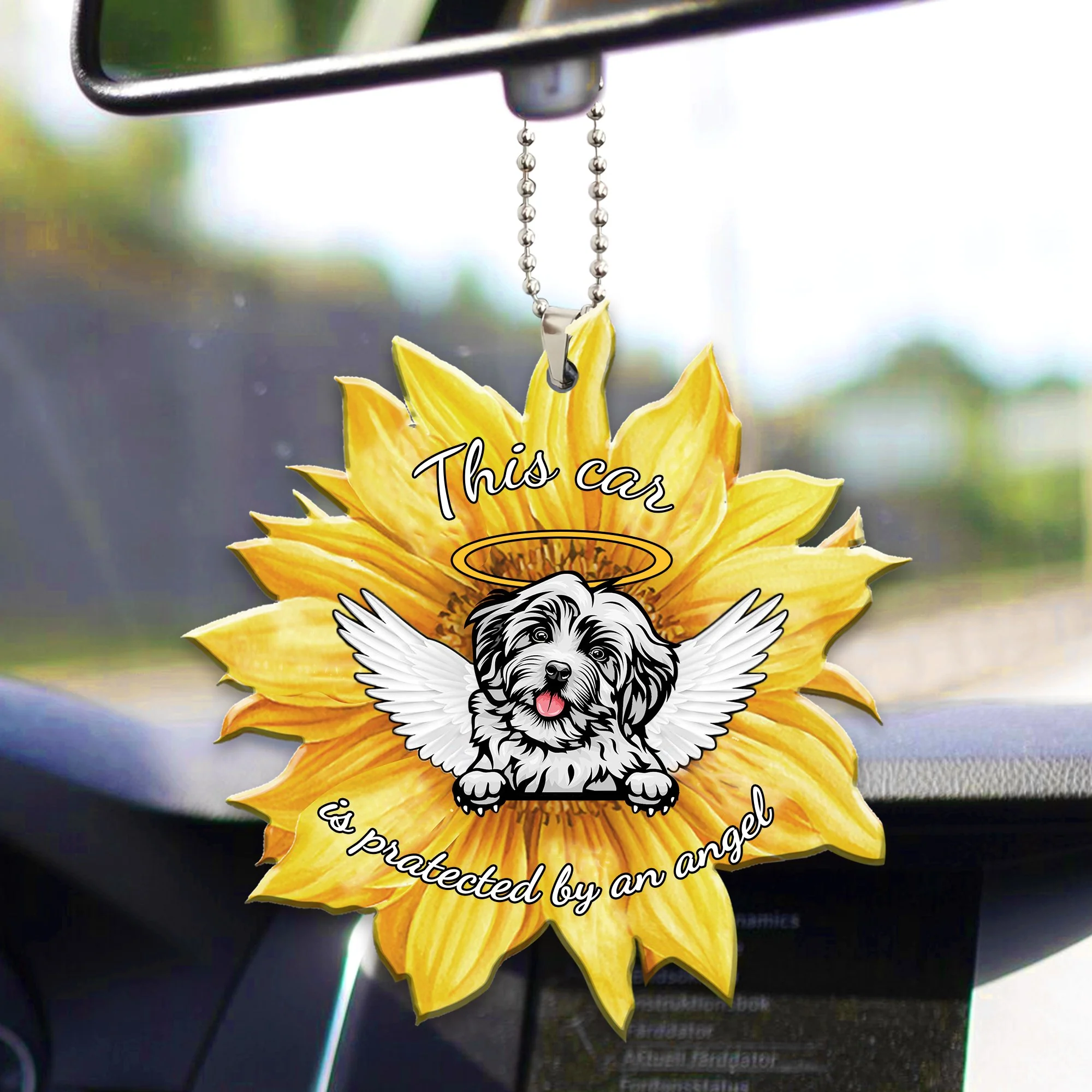 Havanese2 Car ornament