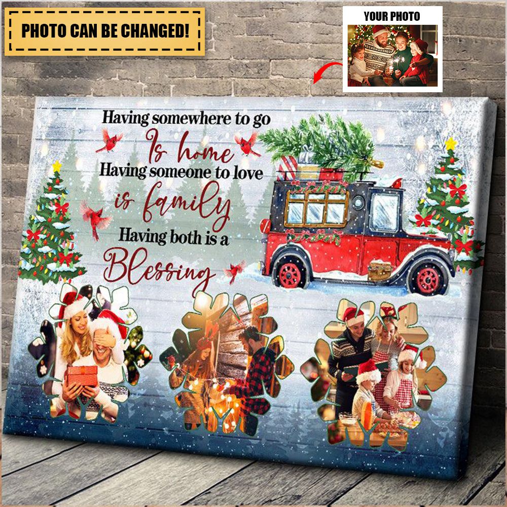 Having Somewhere To Go Is Home Personalized Canvas - Image 2