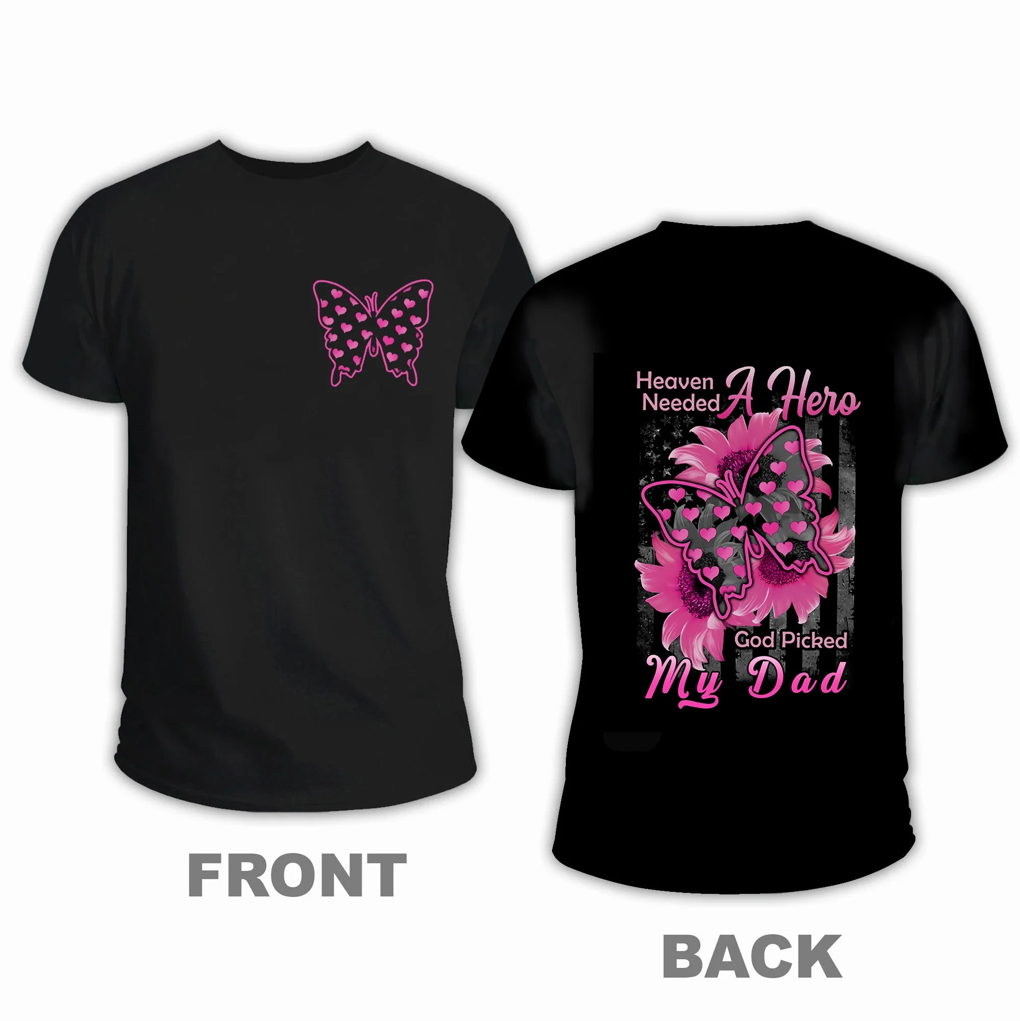 Heaven Needed A Hero Personalized T-shirt - Image 2