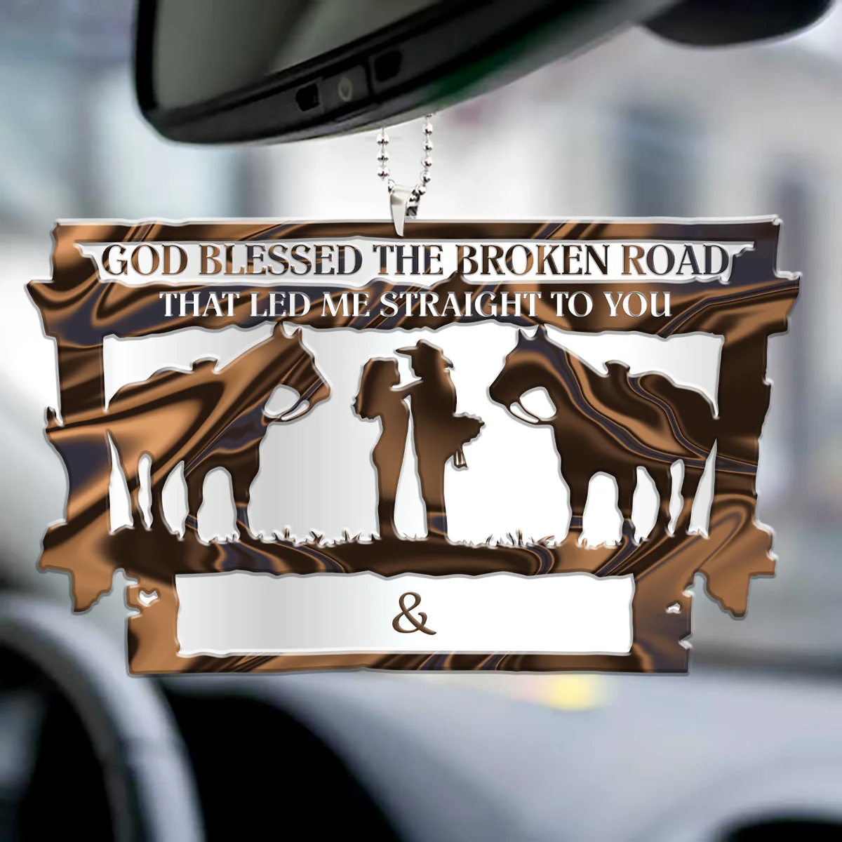 Horse Stable God Blessed Personalized Ornament - Image 2