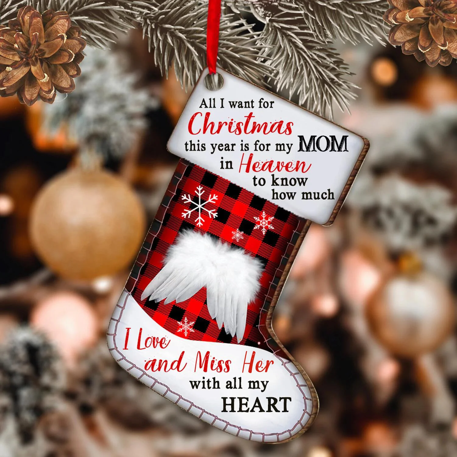 How Much I Miss You Christmas Ornament - Image 9
