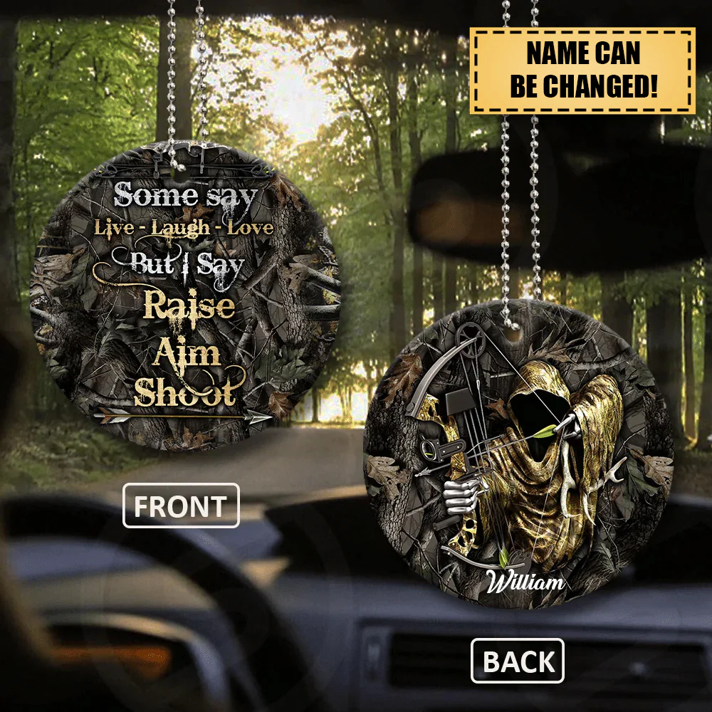 Hunting Passion Christmas Tree Personalized Ornament
