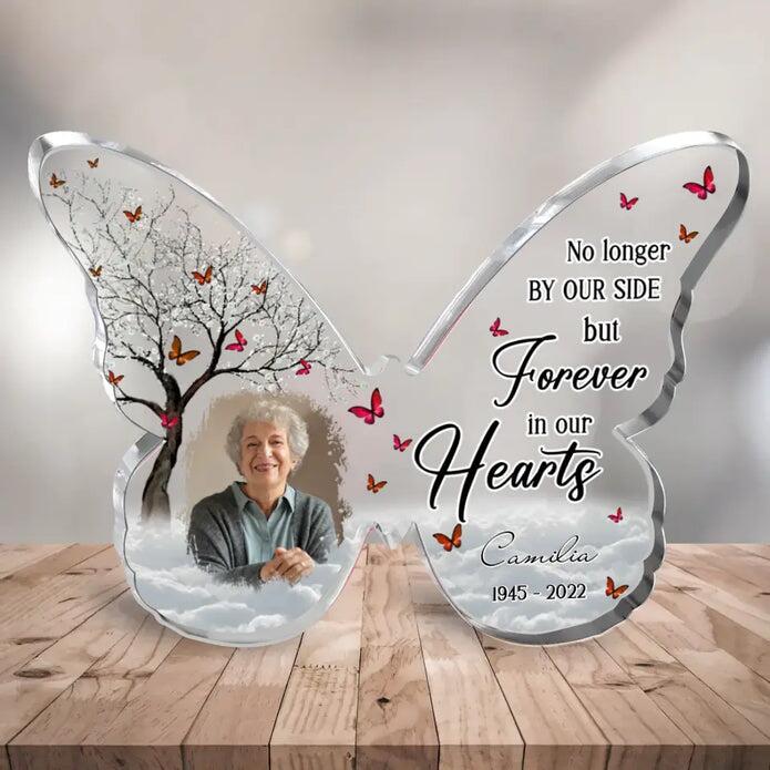 I Am Always With You-Custom Personalized Memorial Photo Butterfly Acrylic Plaque - Image 2