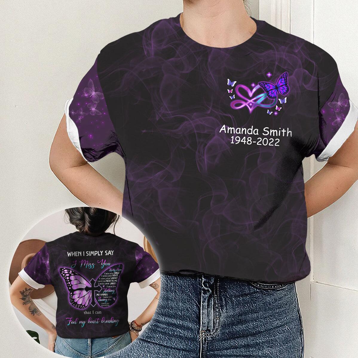 I Can Feel My Heart Breaking Personalized Memorial Shirt - Image 2