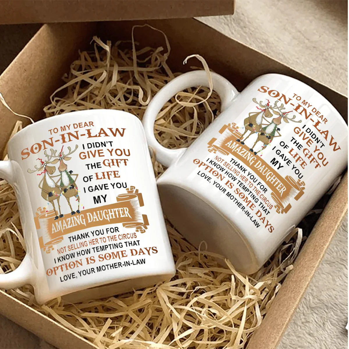 I Gave You My Amazing Daughter - Best Gift For Son-In-Law Mugs - Image 2