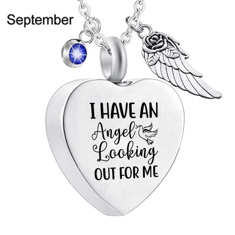 I Have An Angel Heart Urn Necklace - Image 10